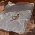 Shangjie Oem Joyas Fashion 18K Gold Batingy Jewelry Conjunto de joias femininas Conjunto de jóias de borboleta de cristal roxo de zircão
